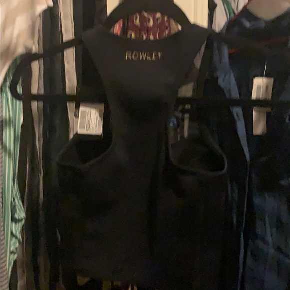 Cynthia Rowley Scuba Crop Swim Suit Top - Picture 4 of 7